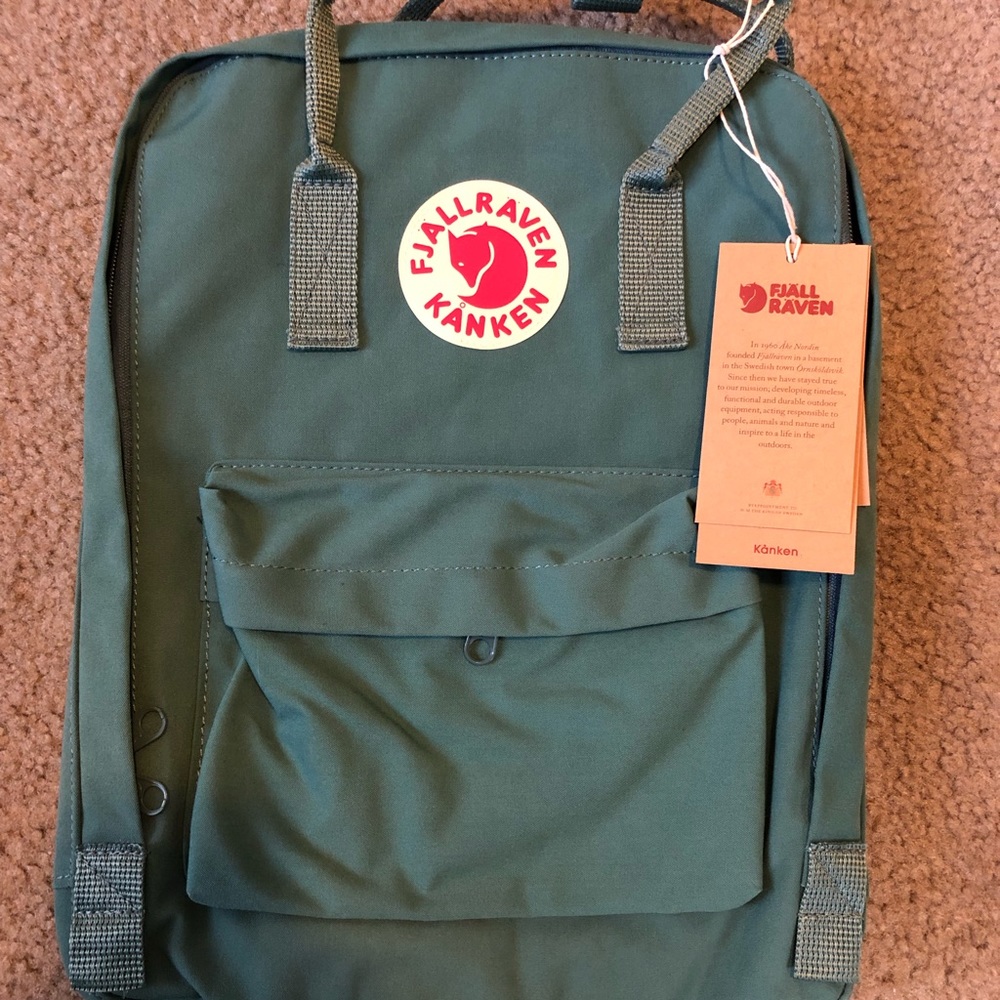 Fjallraven Kanken Backpack Color Frost Green